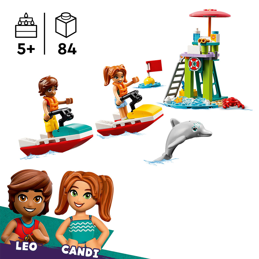 LEGO Friends - Rettungsschwimmer Aussichtsturm mit Jetskis (42623)