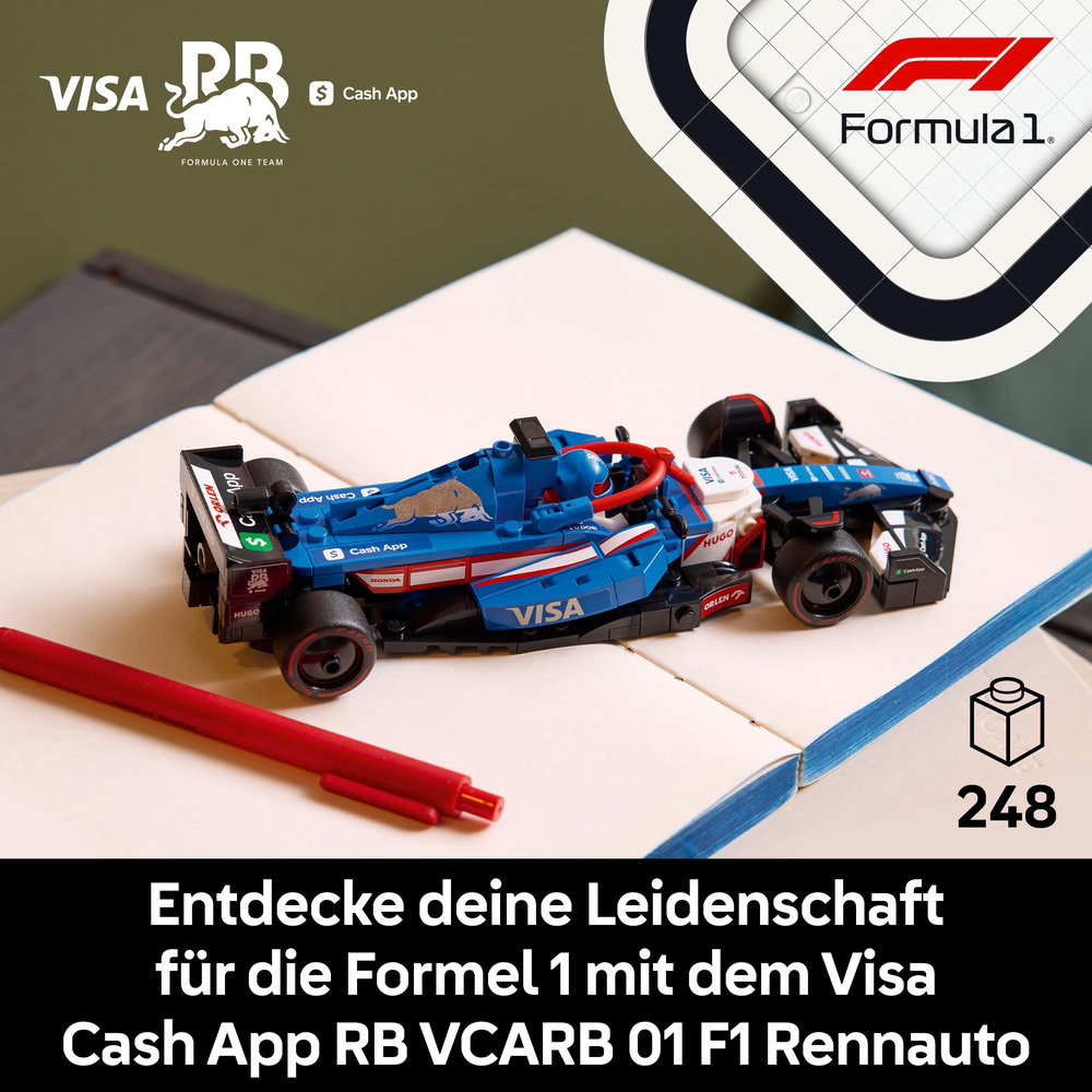 LEGO Speed Champions - Visa Cash App RB VCARB 01 F1 Rennauto (77246)