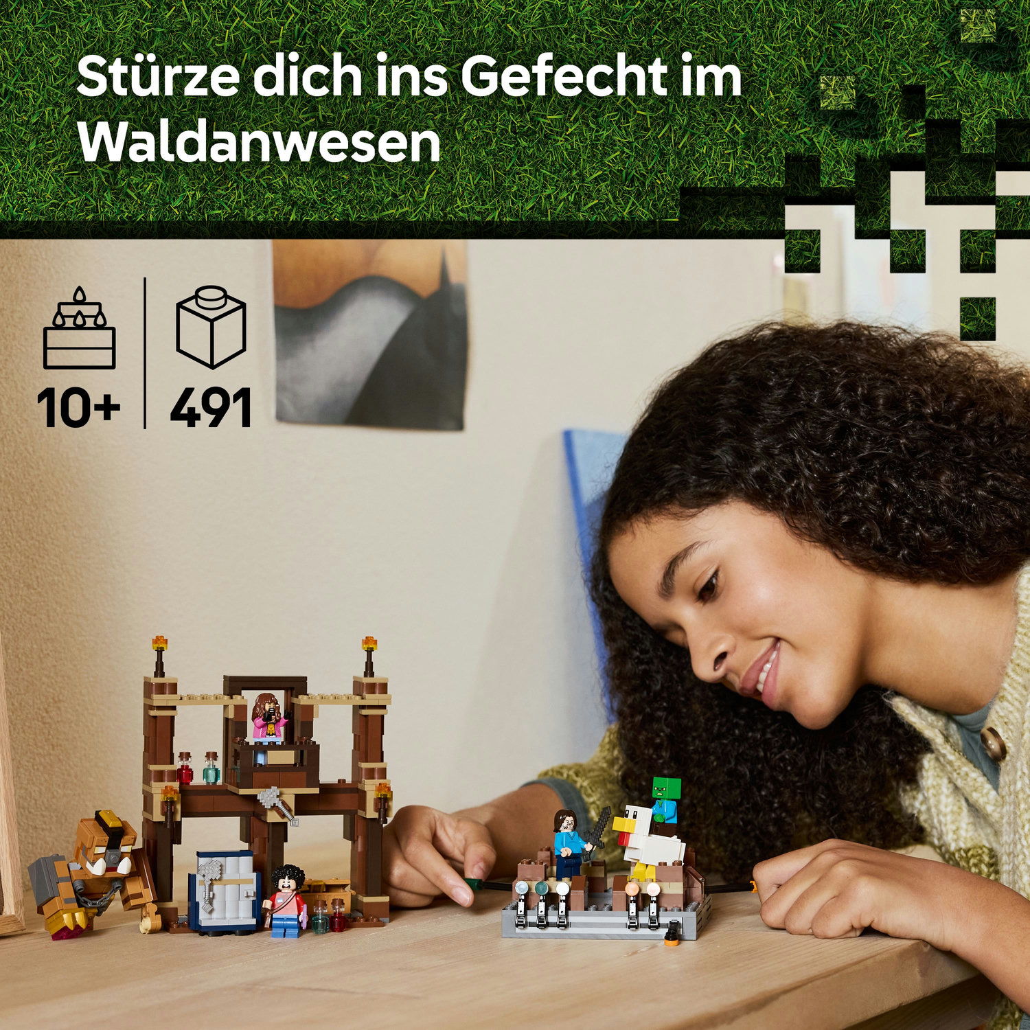 LEGO Minecraft - Waldanwesen mit Boxring (21272)