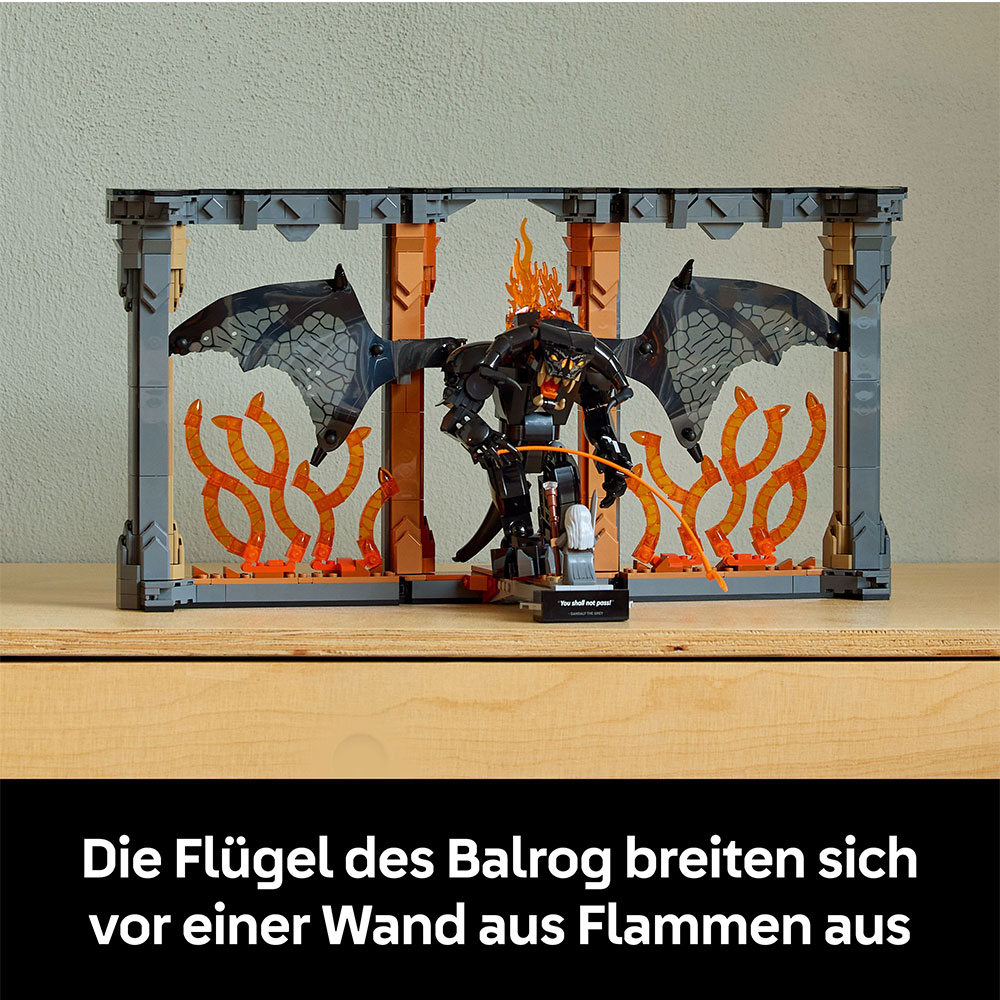 LEGO Icons - Der Herr der Ringe Balrog Bücherstütze (10367)