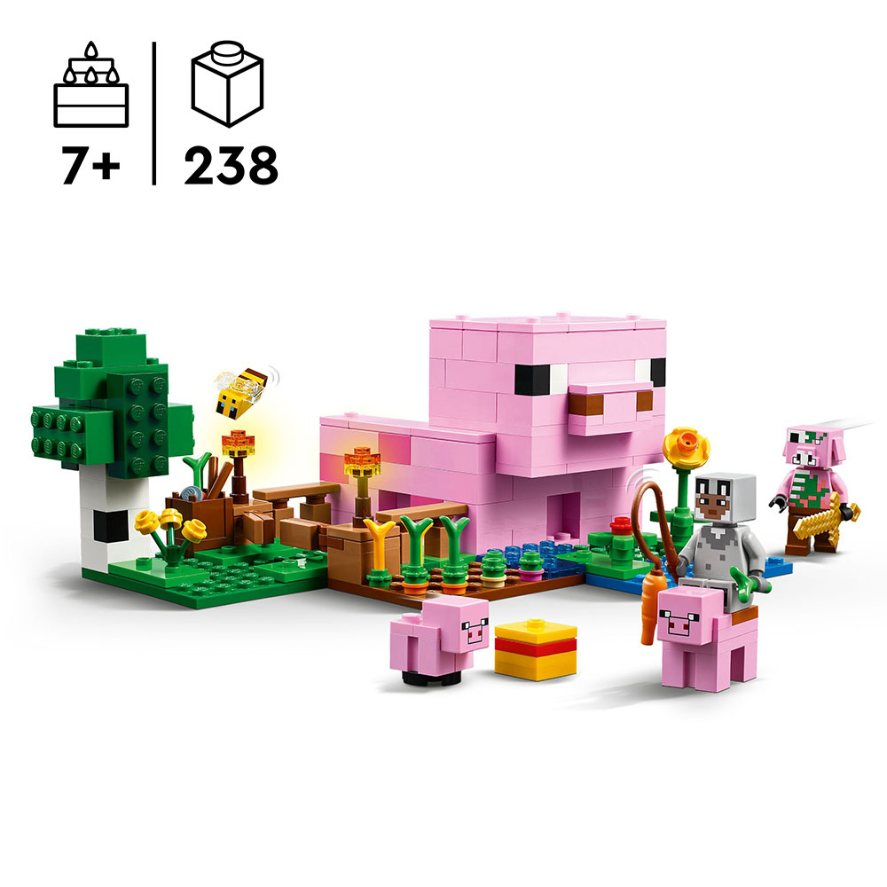 LEGO Minecraft - Das Babyschwein-Haus (21268)