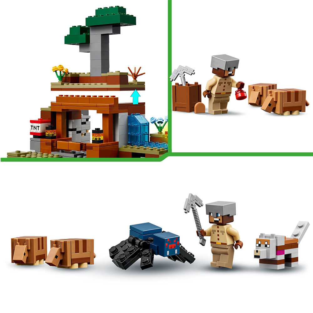 LEGO Minecraft - Die Expedition zur Gürteltiermine (21269)