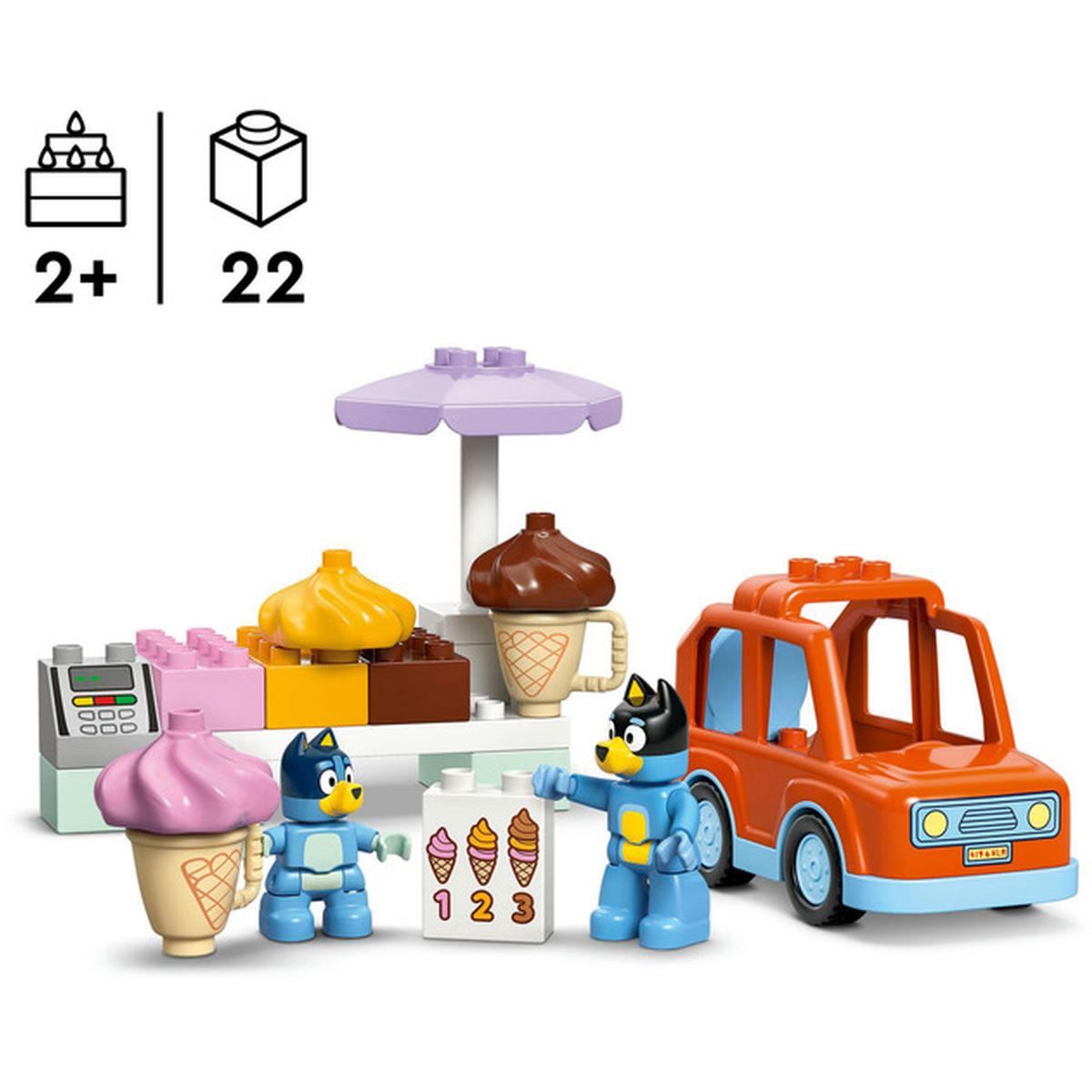 LEGO Duplo Bluey - Ausflug zur Eisdiele mit Bluey (10458)