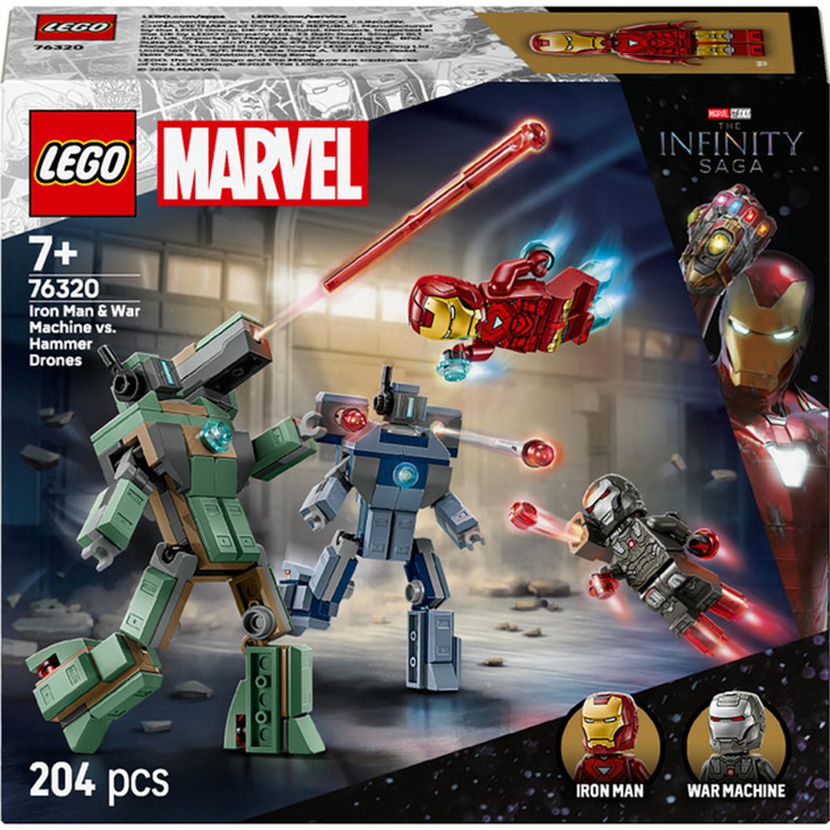 LEGO Marvel - Iron Man &amp; War Machine vs. Hammer-Drohnen (76320)