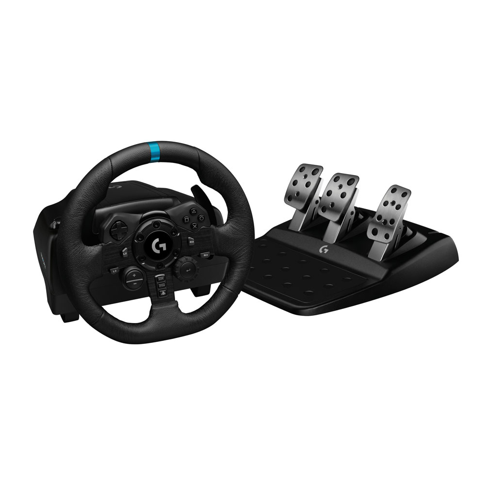 Logitech G923 TRUEFORCE Gaming Rennlenkrad mit Pedalen schwarz