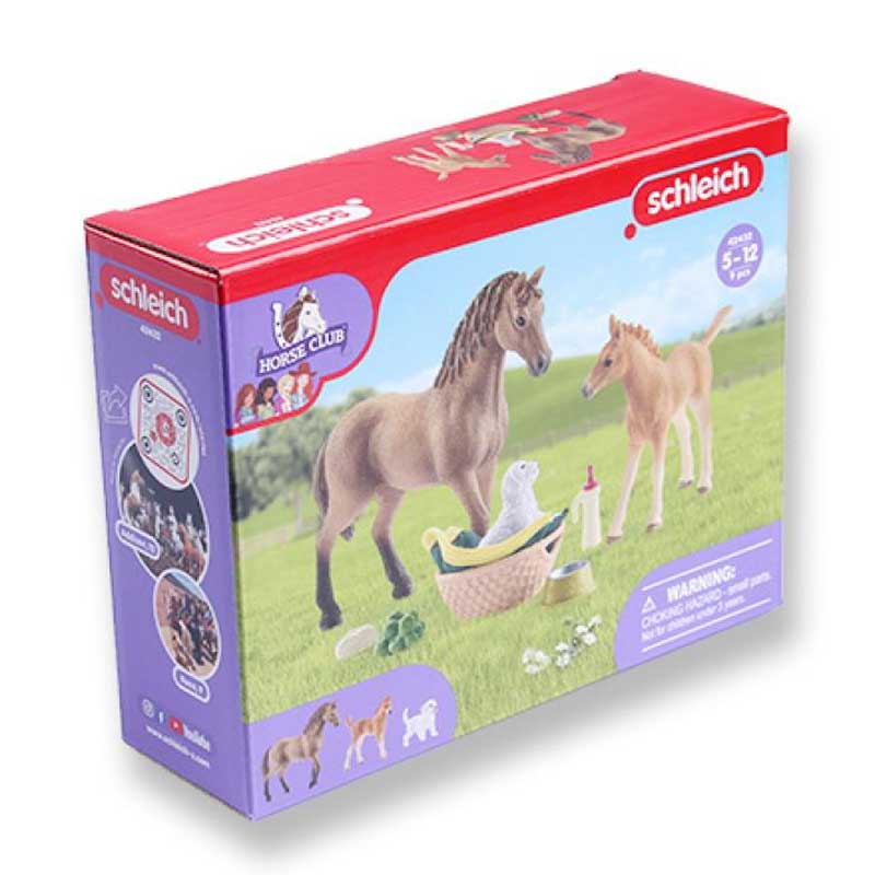 Schleich Horse Club Sarahs Tierbaby Pflege (42432)