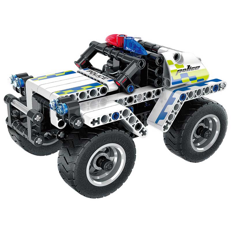 Teknotoys Active Bricks Pullback Polizei Auto