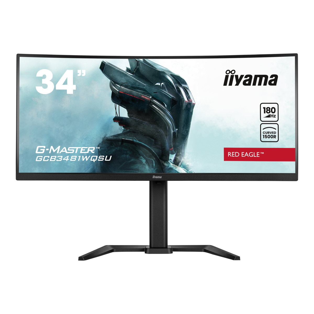Iiyama G-MASTER Red Eagle GCB3481WQSU-B1 86.4 cm (34 Zoll) Curved-Gaming-Monitor