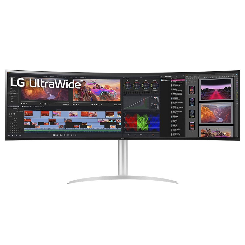 LG 49WQ95X-W 124.46 cm (49 Zoll) Curved-UltraWide-Gaming-Monitor