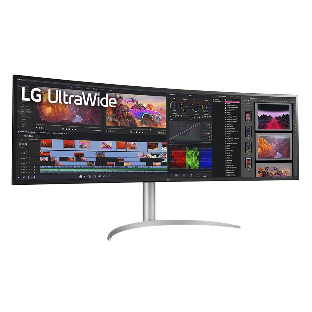 LG 49WQ95X-W 124.46 cm (49 Zoll) Curved-UltraWide-Gaming-Monitor