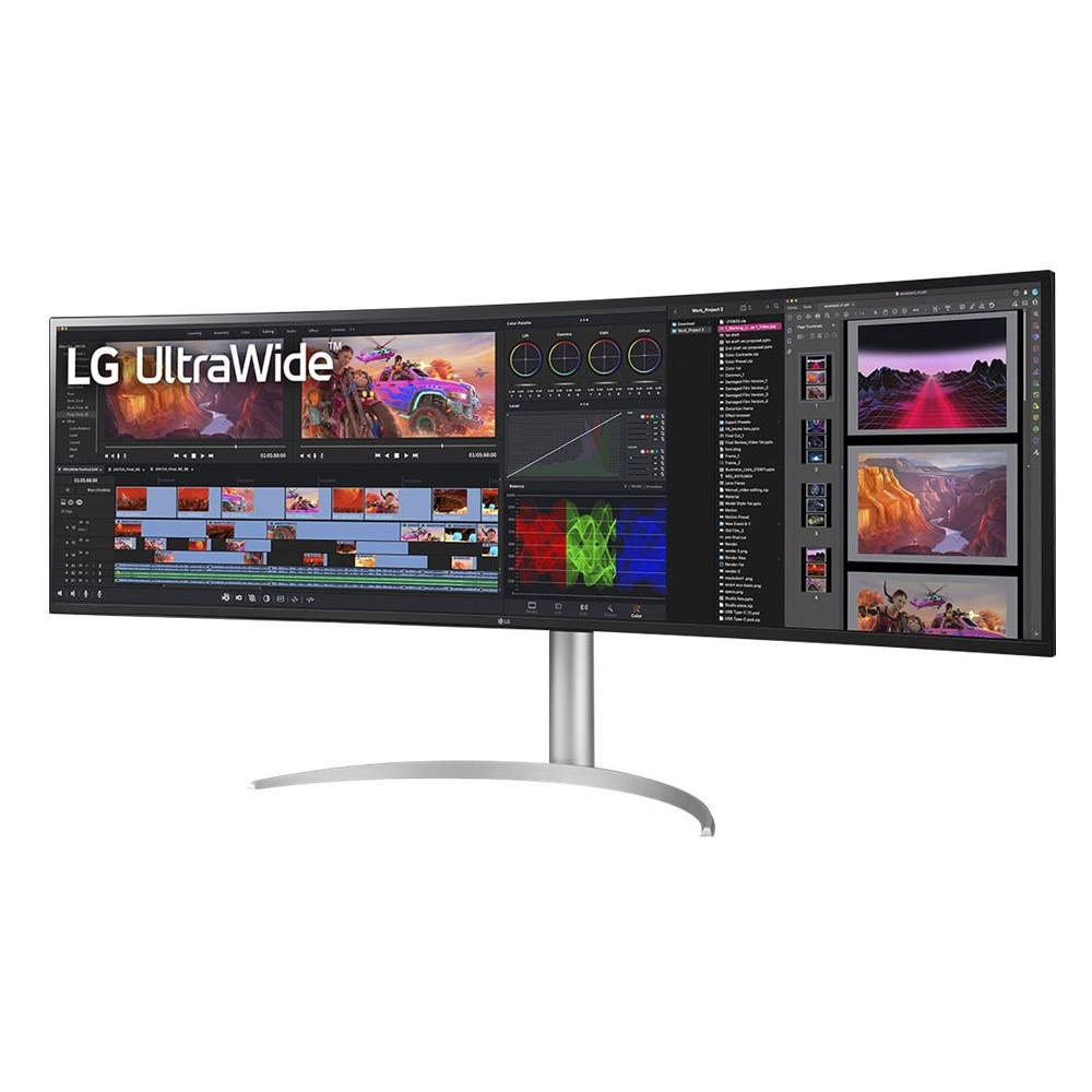LG 49WQ95X-W 124.46 cm (49 Zoll) Curved-UltraWide-Gaming-Monitor