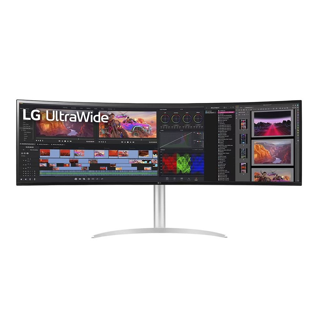 LG UltraWide 49BQ95C-W 124.46 cm (49 Zoll) Curved-LED-Monitor
