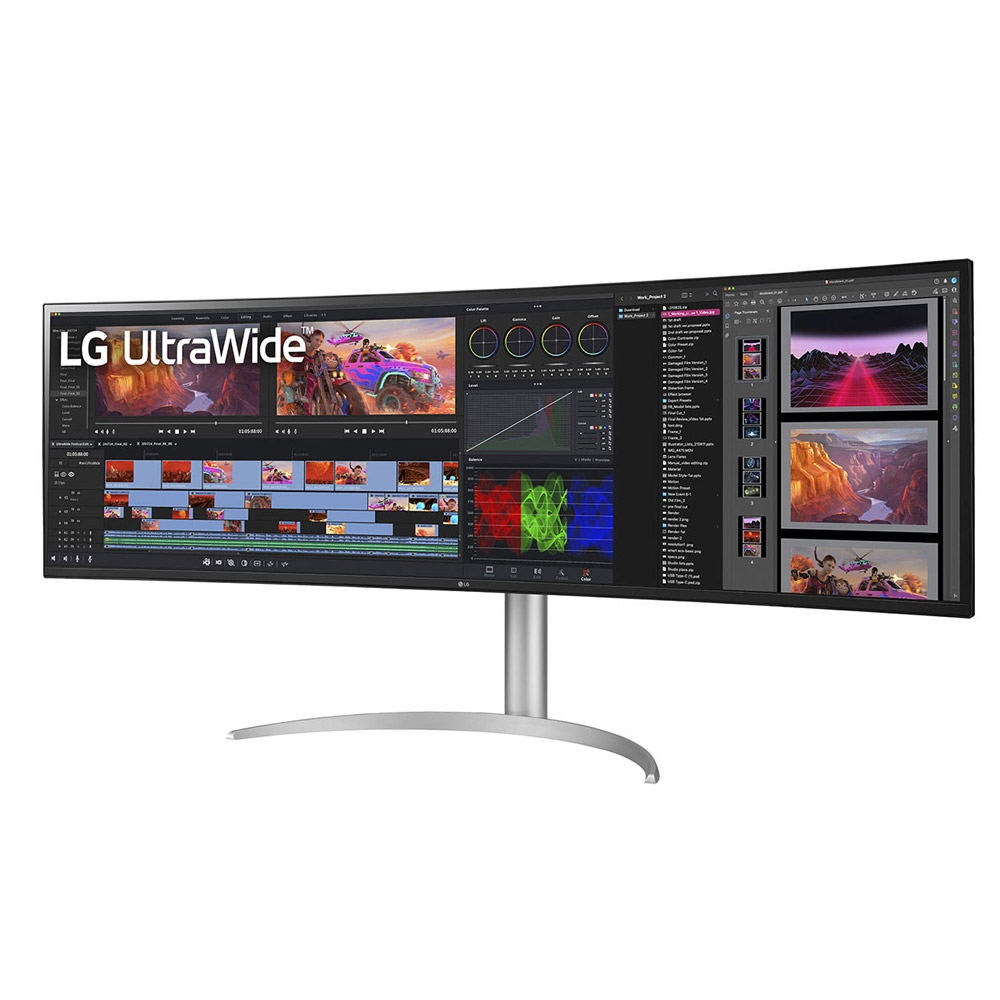 LG UltraWide 49BQ95C-W 124.46 cm (49 Zoll) Curved-LED-Monitor