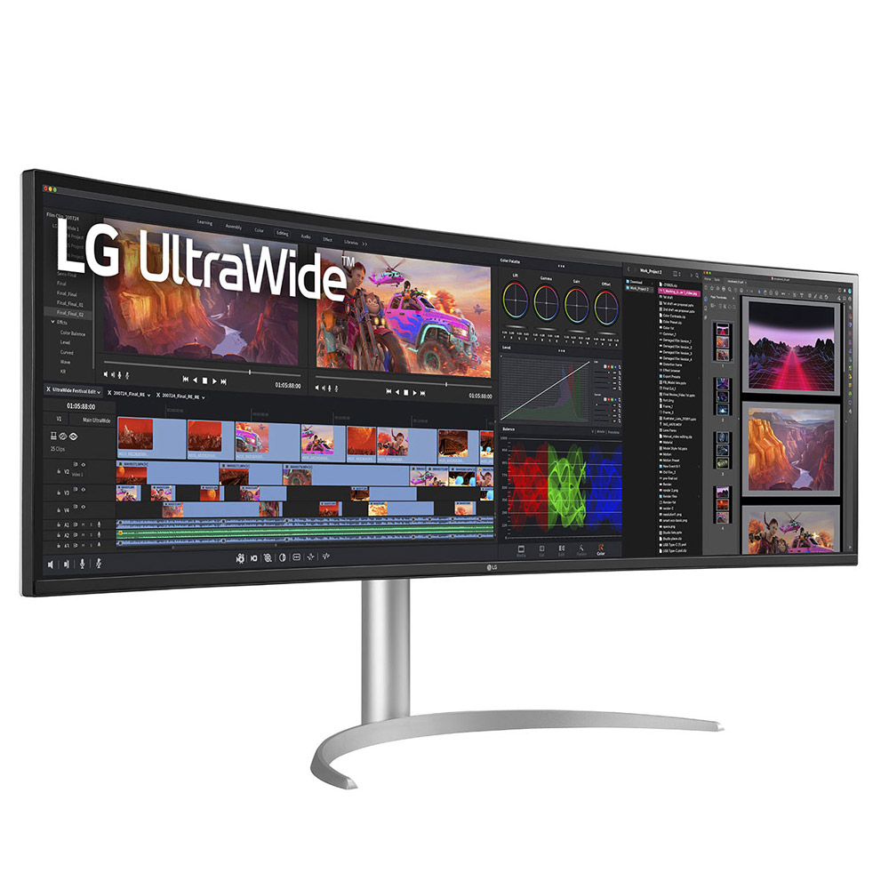 LG UltraWide 49BQ95C-W 124.46 cm (49 Zoll) Curved-LED-Monitor