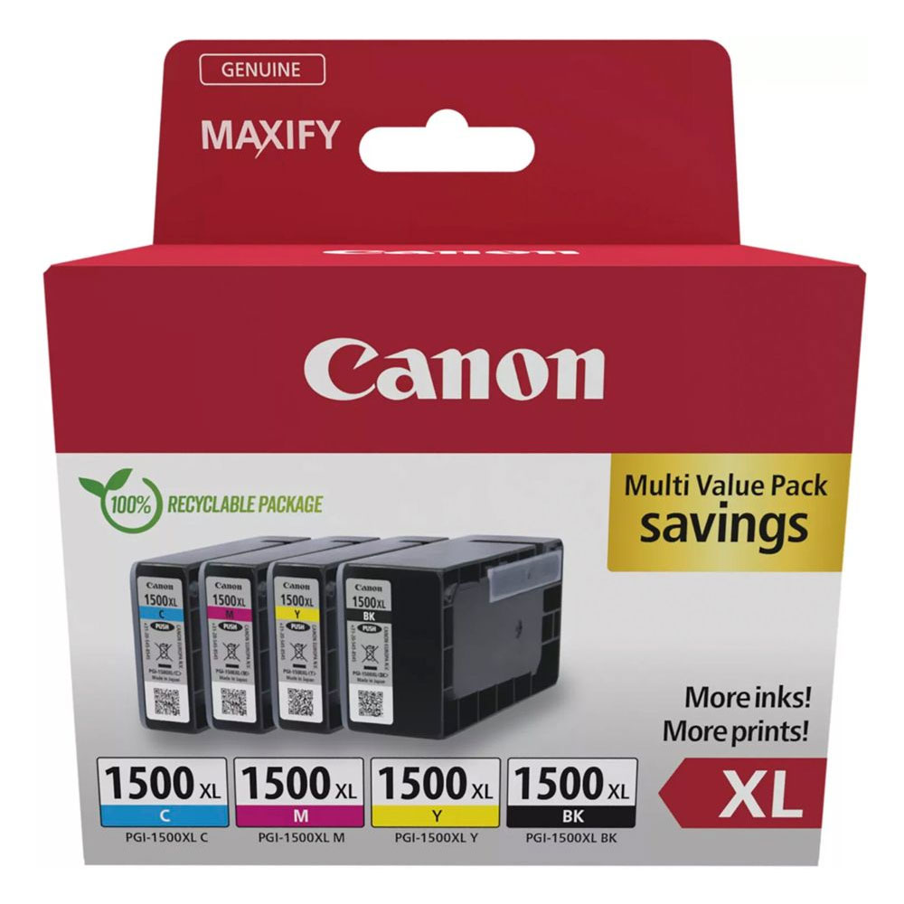Canon PGI-1500XL Tintenpatronen Value Pack Multipack
