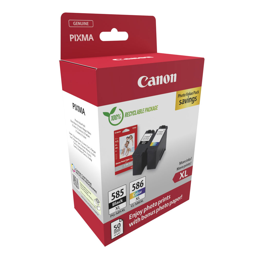 Canon PG-585XL/CL-586XL Tintenpatronen Multipack 4-farbig XL