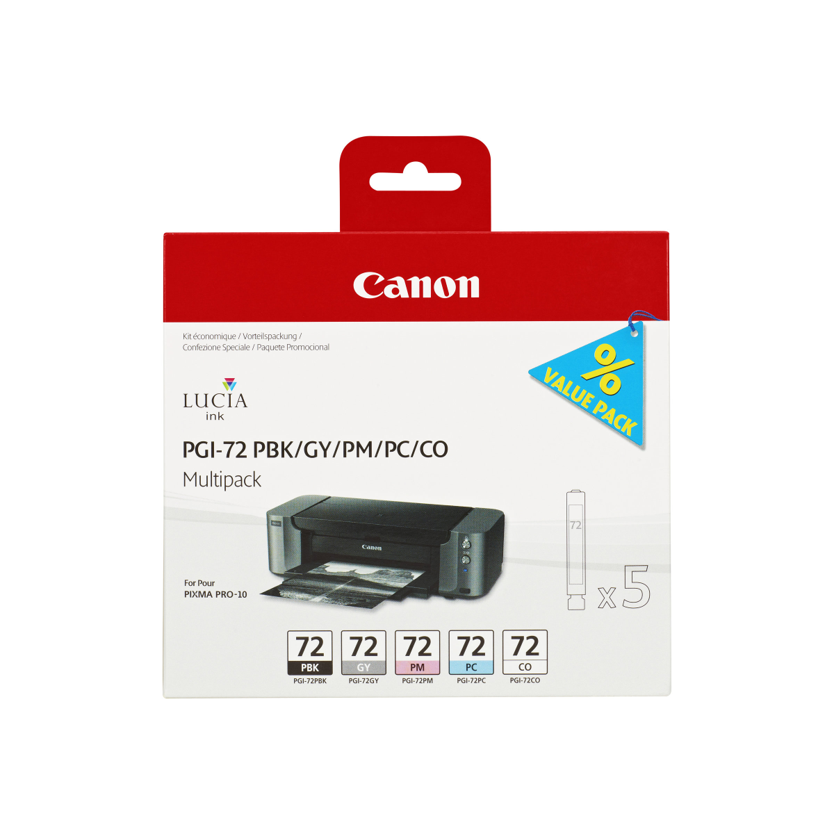 Canon PGI-72 Tintenpatronen Multipack 4-farbig