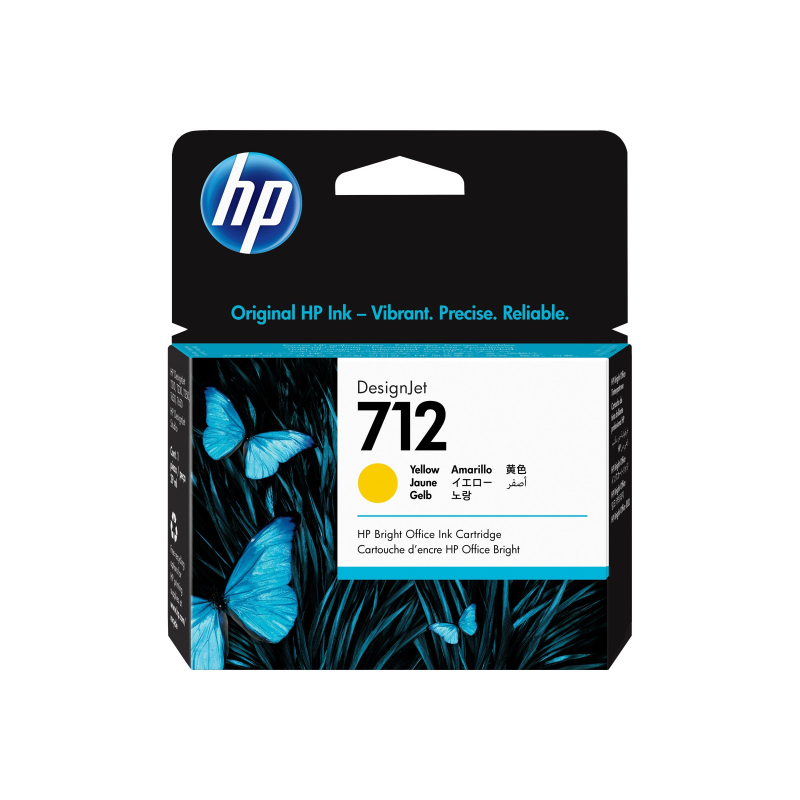 HP 712 Tinte gelb