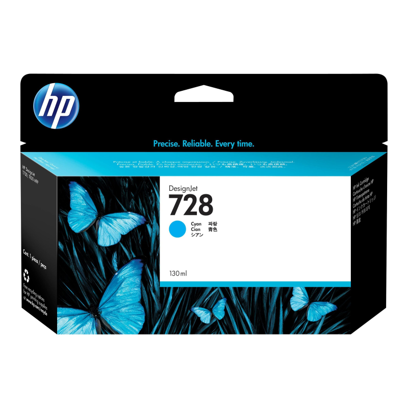 HP No.728 Tintenpatrone cyan