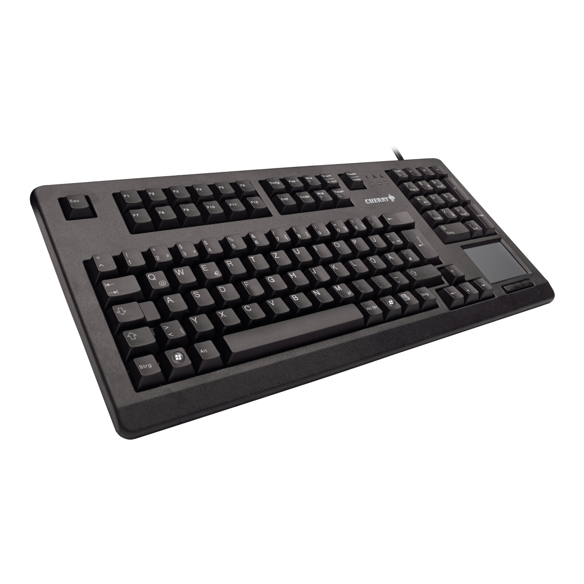 Cherry G80-11900 Mechanische Tastatur mit Touchpad schwarz