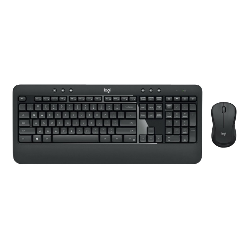 Logitech MK540 Advanced Kabellose Tastatur und Maus Combo für Windows US QWERTY-Layout schwarz