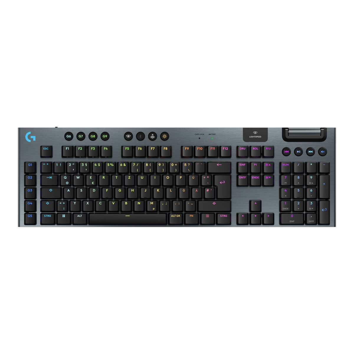 Logitech G915 X Lightspeed Gaming Tastatur schwarz