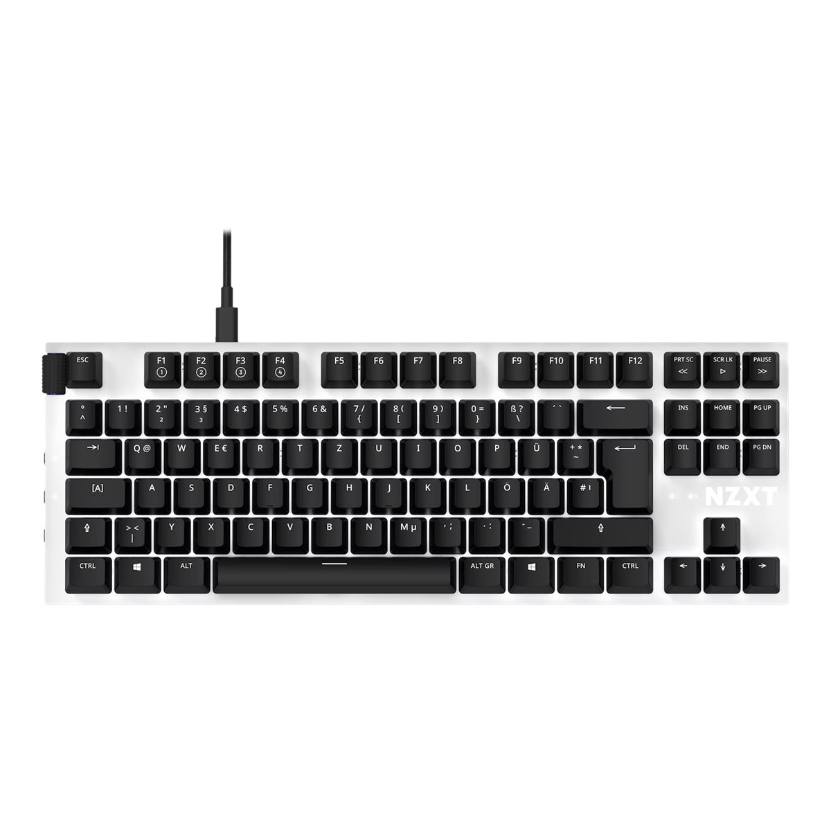 NZXT Function TKL Gaming-Tastatur weiß