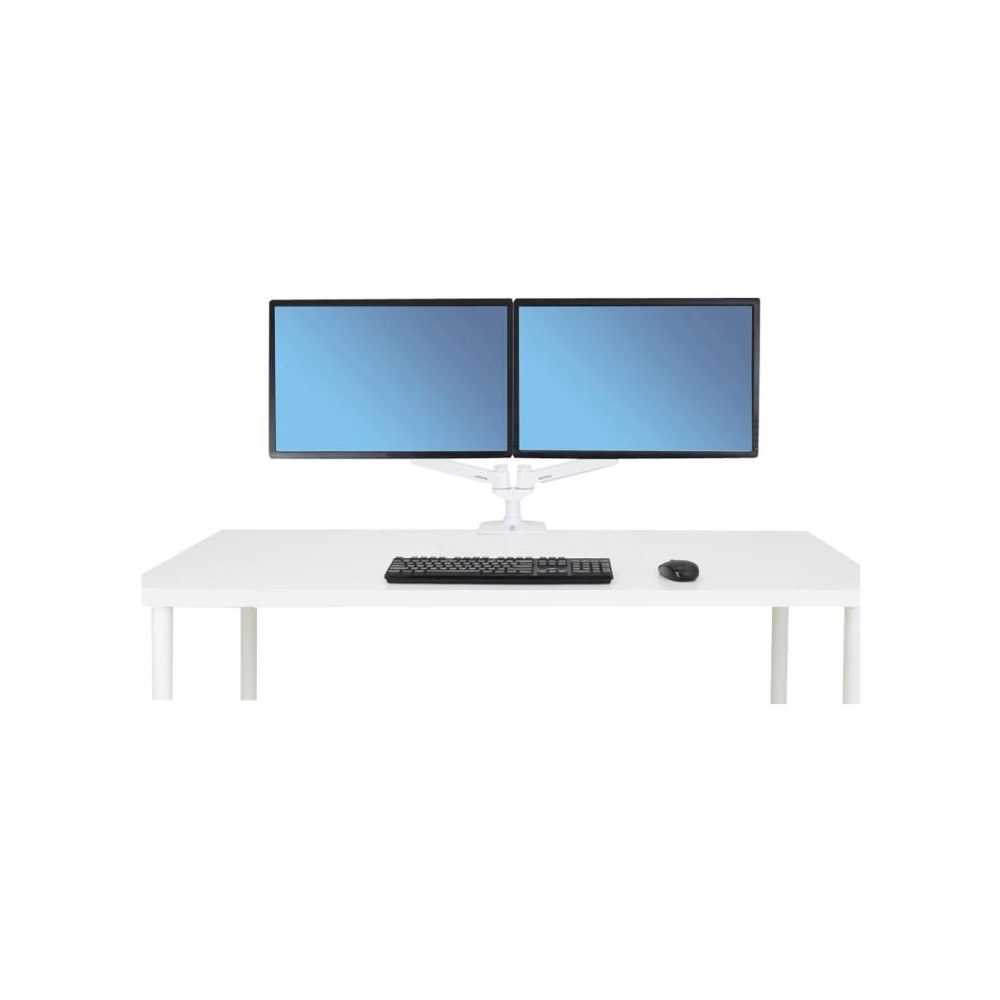 Ergotron LX Dual Monitorarm für zwei Monitore bis 68,58 cm (27 Zoll) weiß