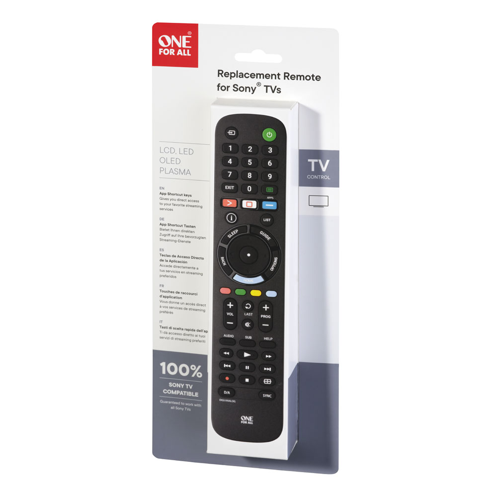 One for All URC4912 Sony TV-Fernbedienung