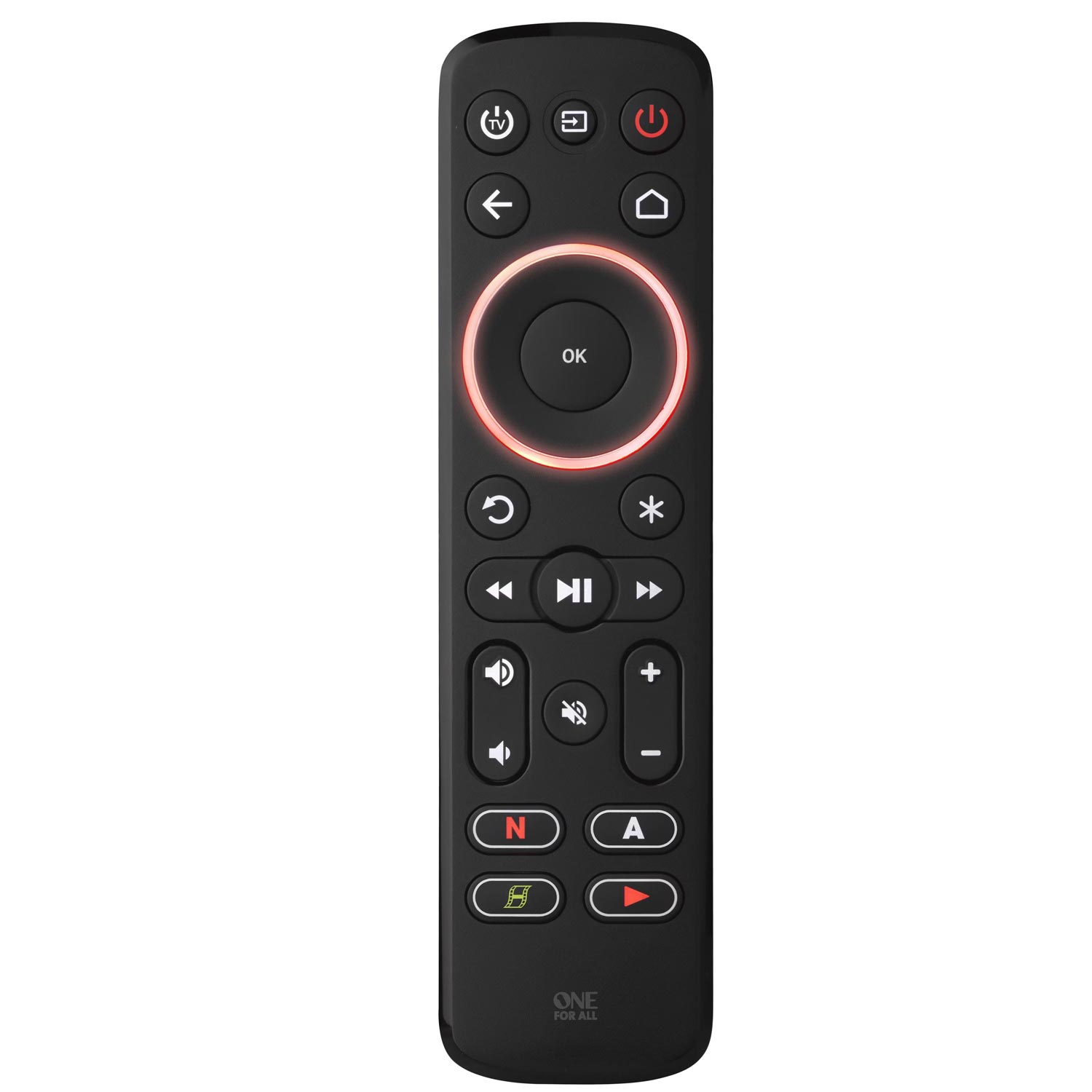 One for All URC7935 Streamer Universal-Fernbedienung schwarz