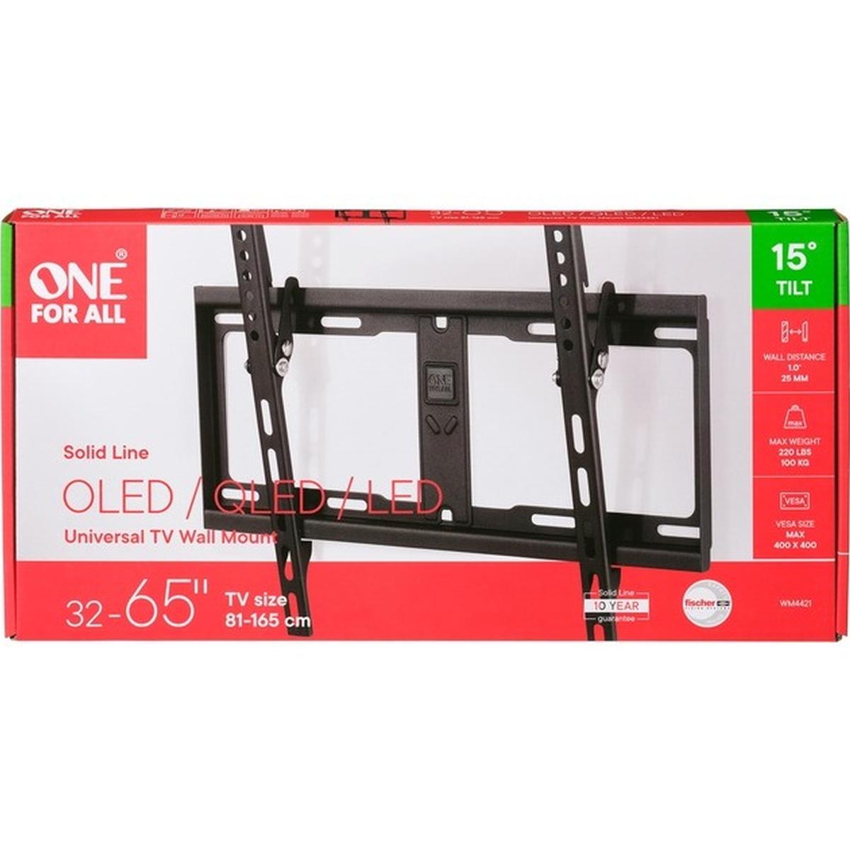 One For All WM4421 TV-Wandhalterung schwarz