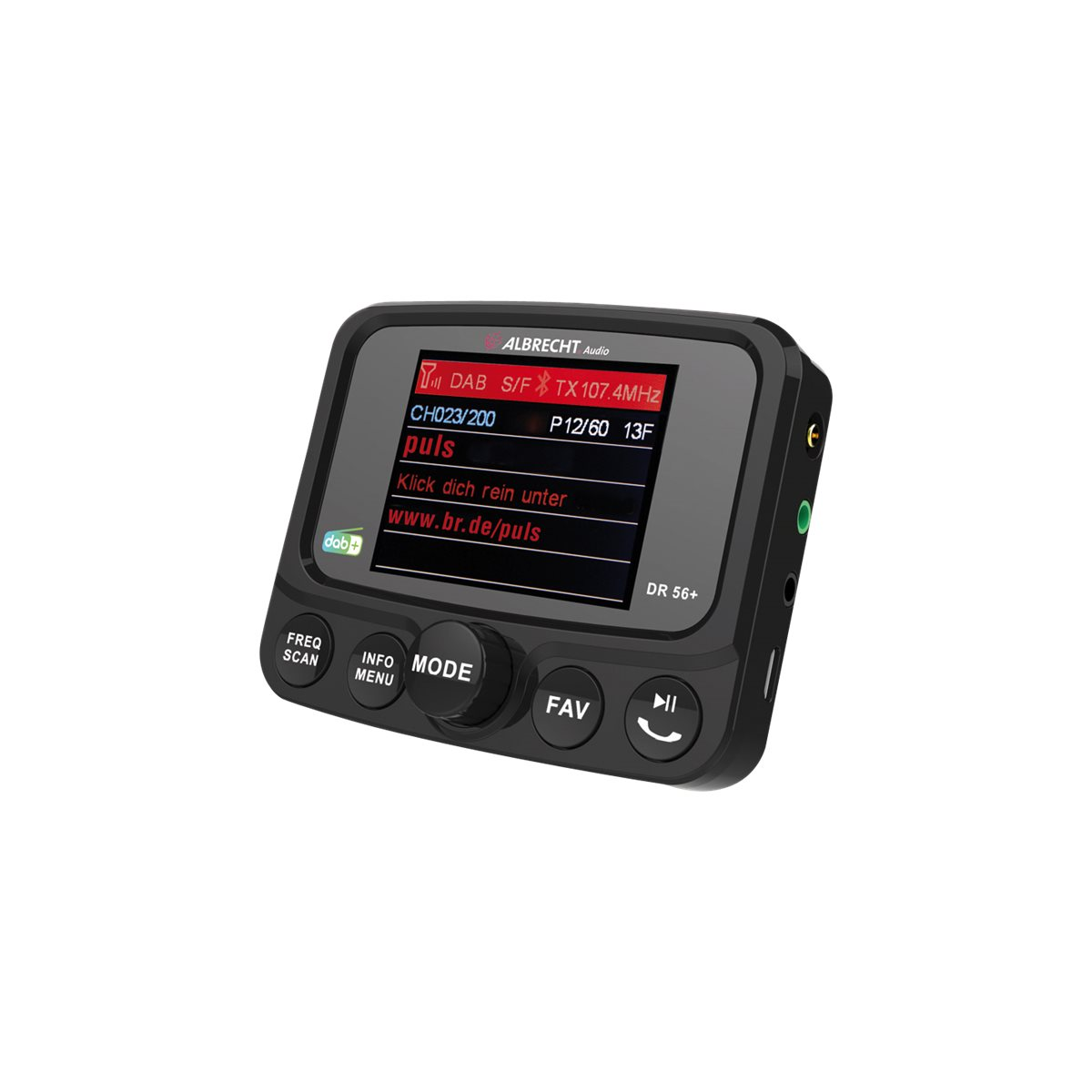 Albrecht 27256 DR 56+ DAB+ Adapter schwarz