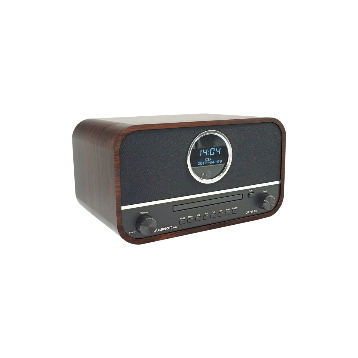 Albrecht 27790 DR790CD Digitalradio dunkelbraun