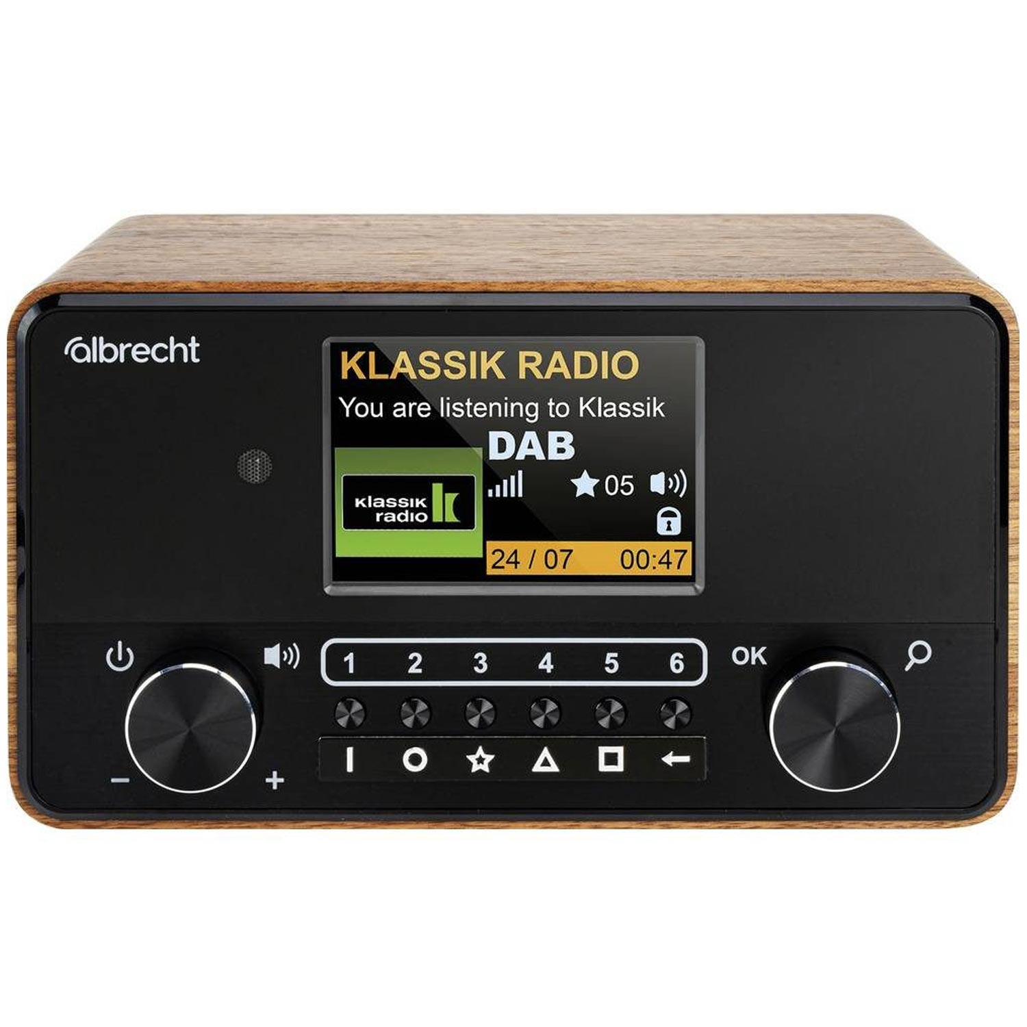 Albrecht 27866 DR 866 Senioren und Blindenradio schwarz