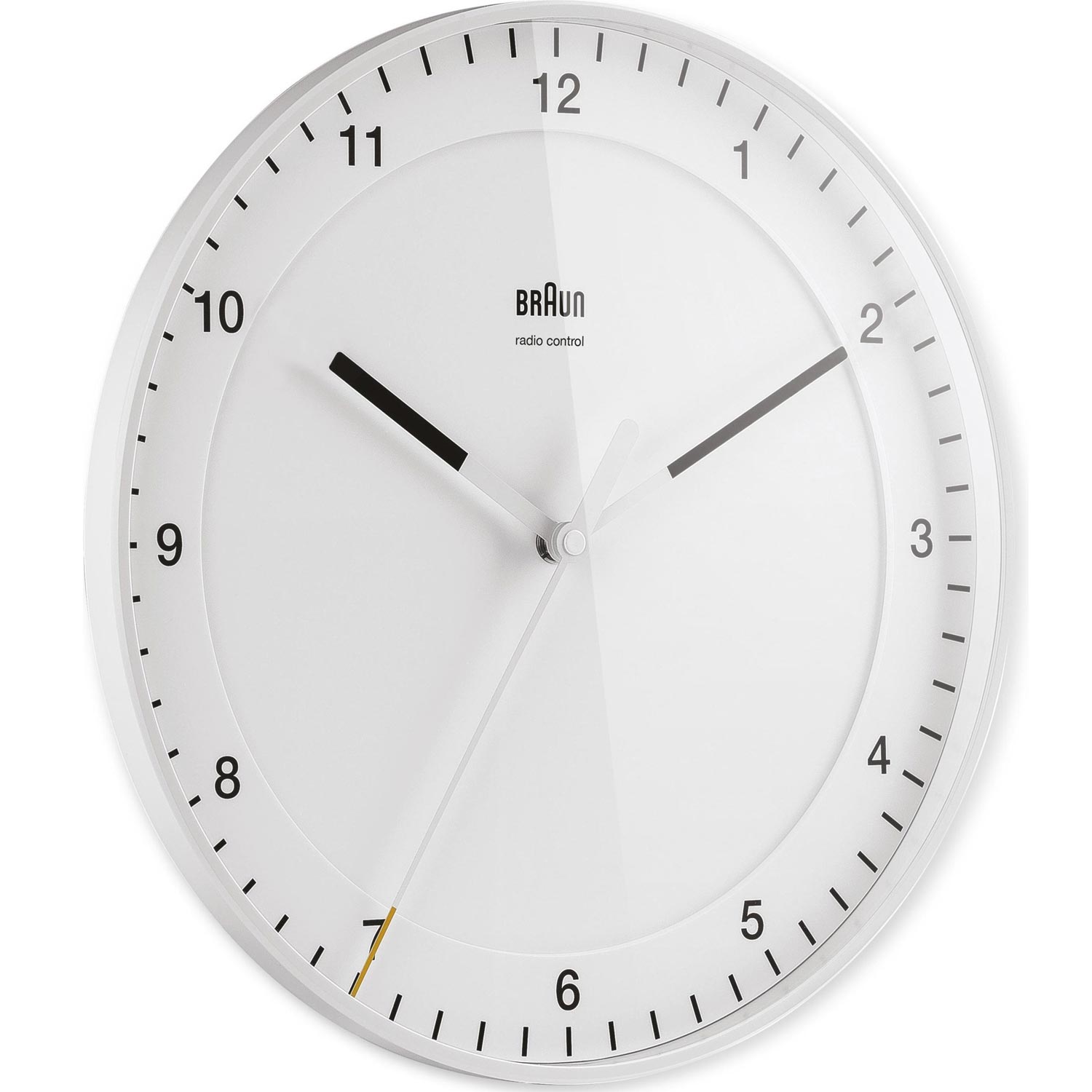 Braun BC17W-DCF Klassische Funkwanduhrweiß