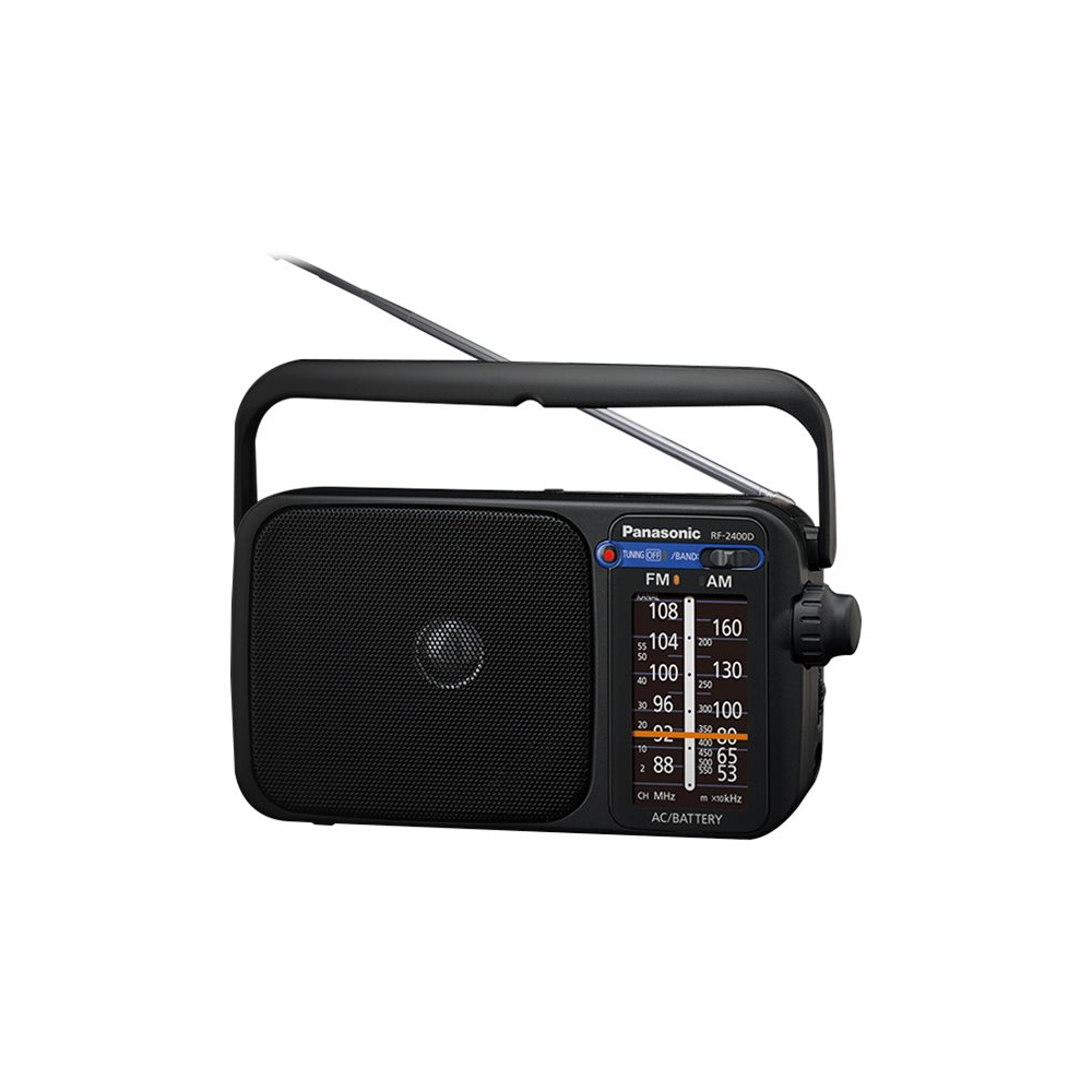 Panasonic RF-2400DEG-K Tragbares Radio mit Griff schwarz