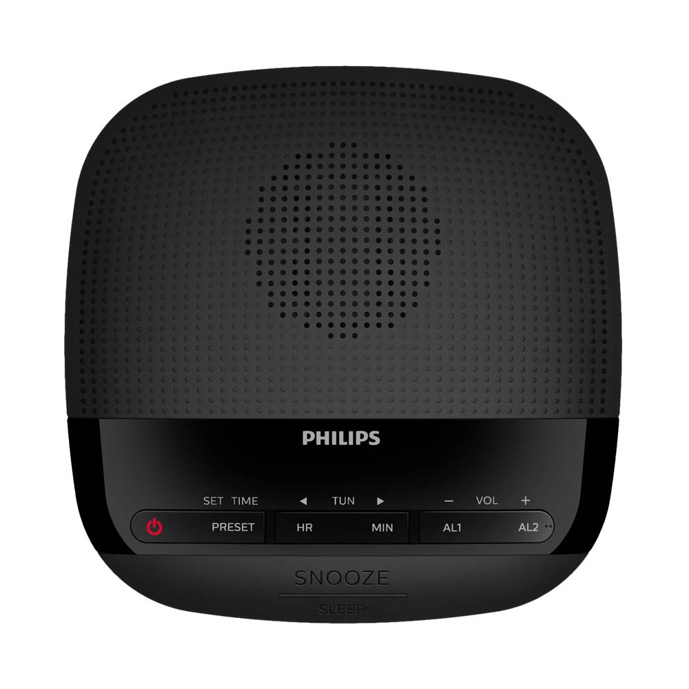 Philips TAR3205/12 Radiowecker schwarz