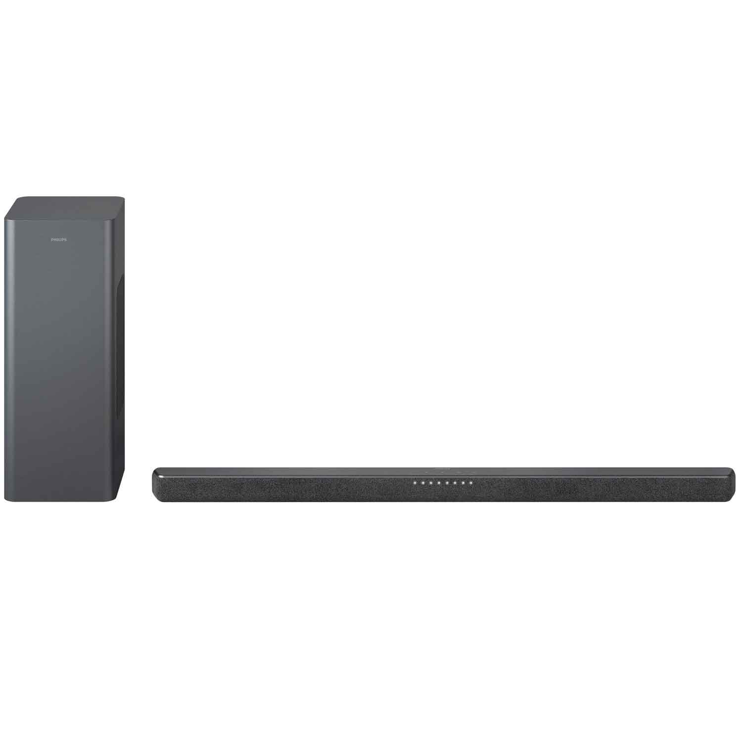 Philips TAB6309 Soundbar 2.1 mit Subwoofer dunkelgrau