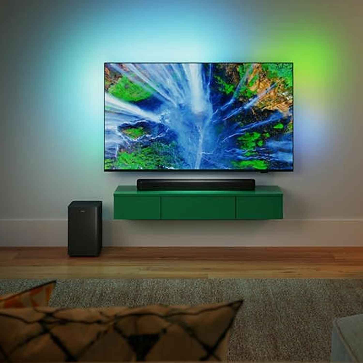 Philips TAB6309 Soundbar 2.1 mit Subwoofer dunkelgrau