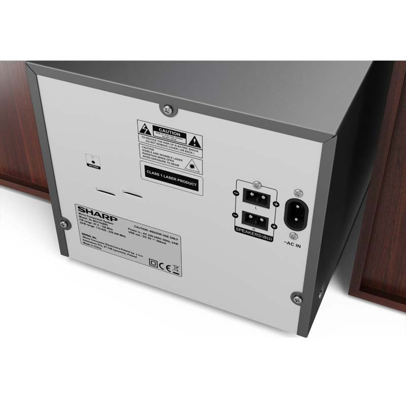 Sharp XL-B517BR Mirco-Soundsystem braun