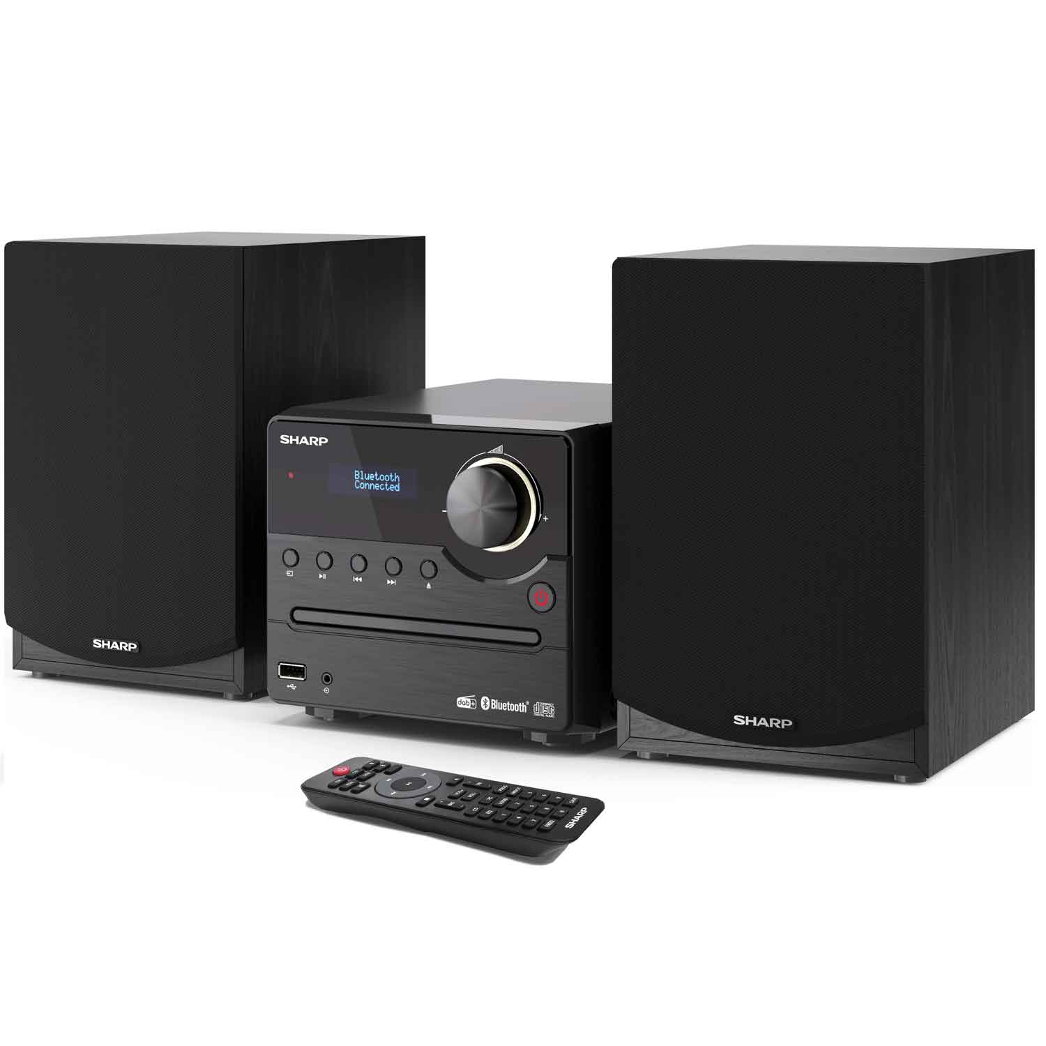 Sharp XLB517DBK Mirco-Soundsystem 45W schwarz