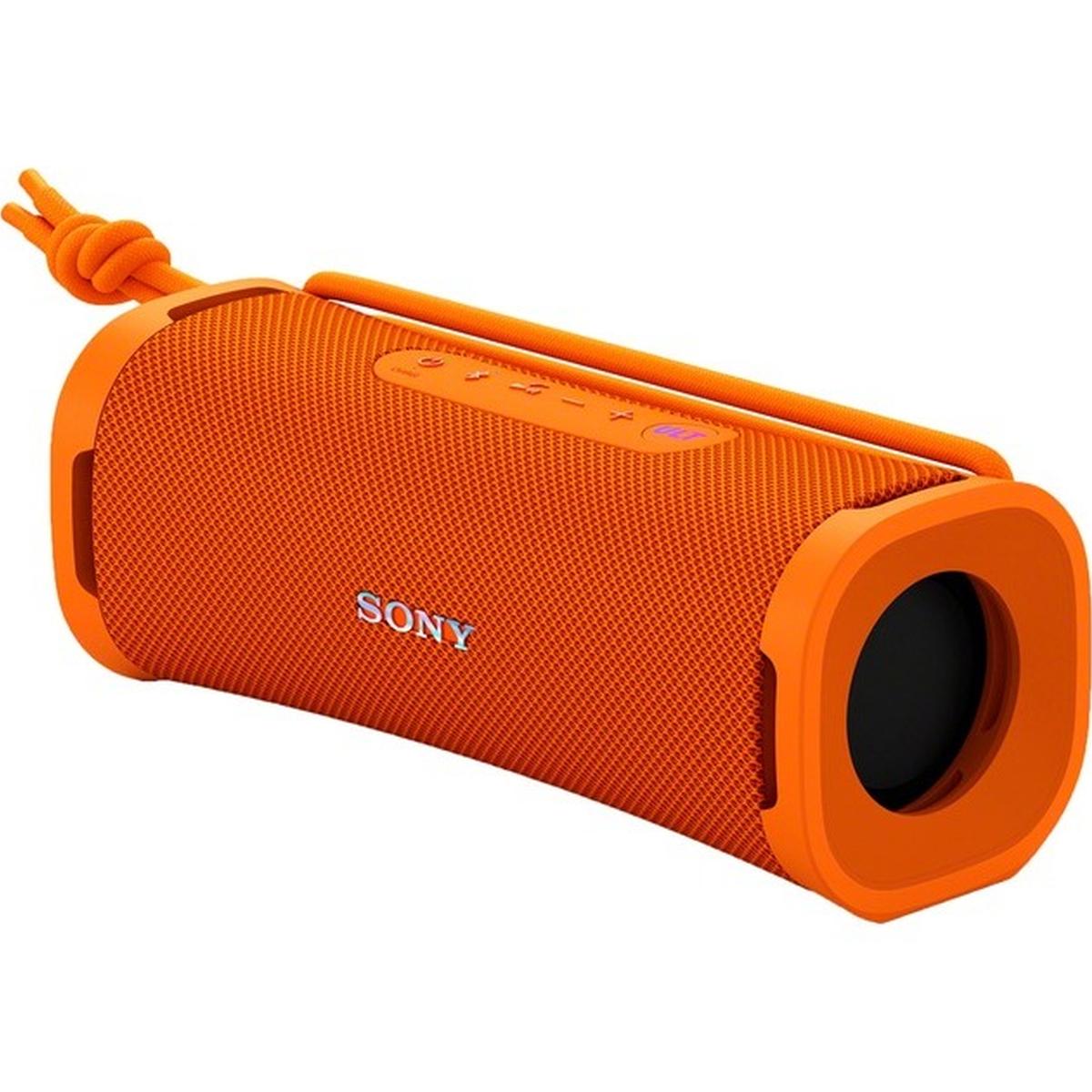 Sony ULT Field 1 kabelloser tragbarer Bluetooth-Lautsprecher mit ULT Power Sound orange