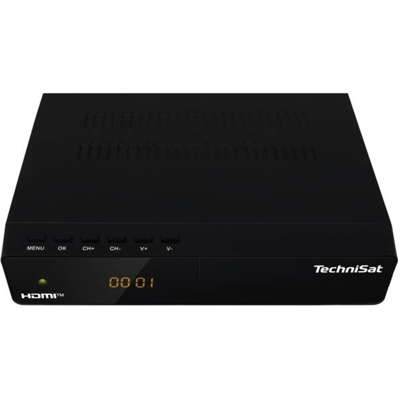 TechniSat HD-S 261 kompakter digital HD Satelliten Receiver schwarz (2. Wahl)