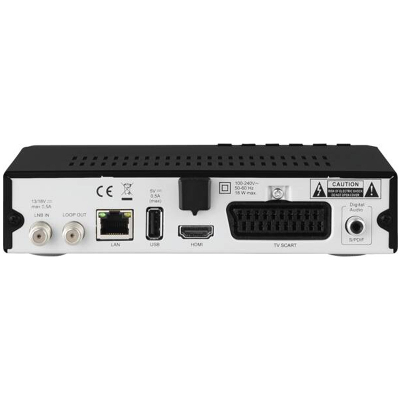 TechniSat HD-S 261 kompakter digital HD Satelliten Receiver schwarz (2. Wahl)