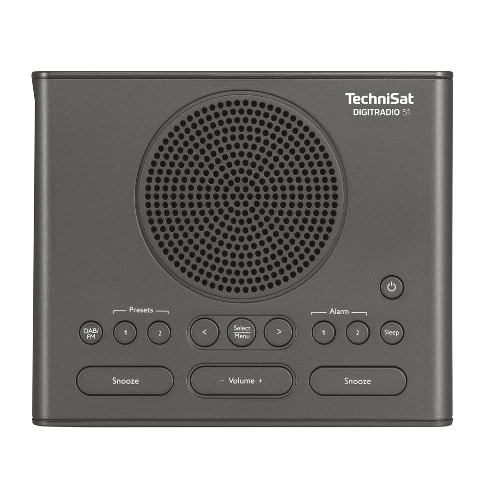 TechniSat DIGITRADIO 51 Radiowecker schwarz