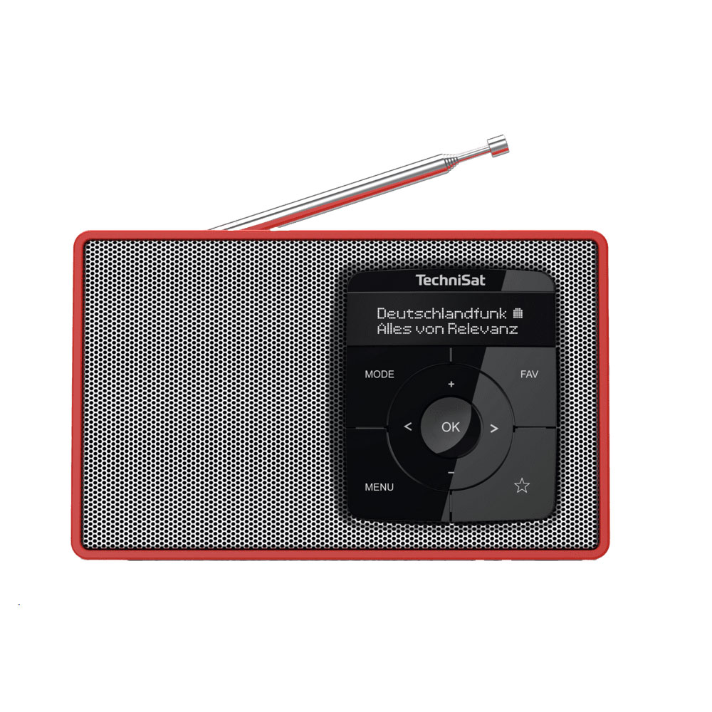 TechniSat DIGITRADIO 2 rot/silber