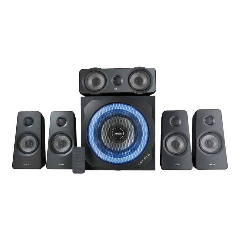 Trust Gaming GXT 658 Tytan 5.1 Surround PC Lautsprecher mit Subwoofer (2. Wahl)