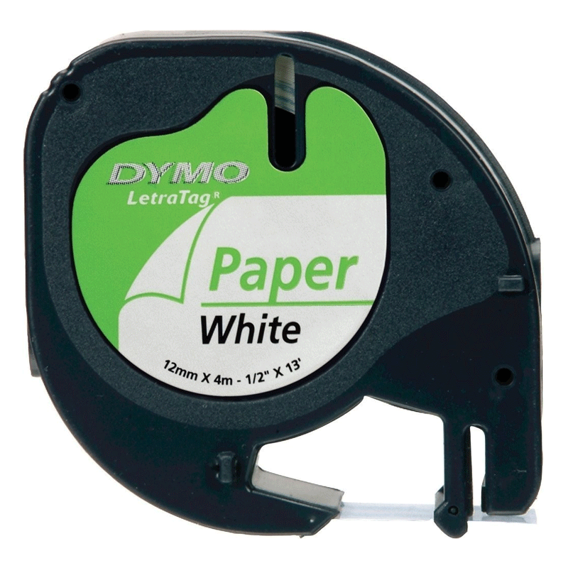 Dymo Schriftband 91200 weiß