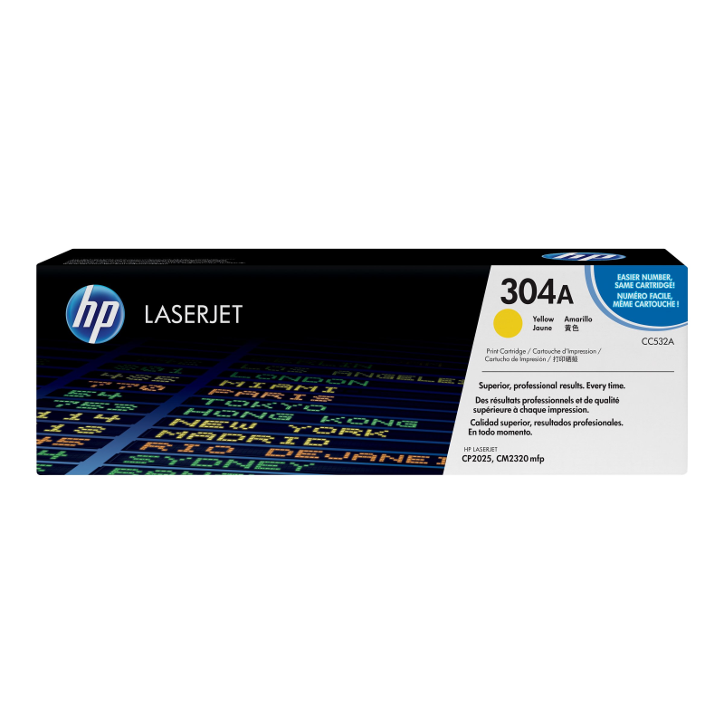 HP No.304A Toner gelb