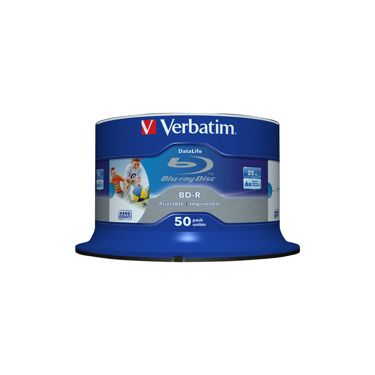 Verbatim BD-R SL Datalife Blu-ray Rohlinge 25GB 50er-Pack